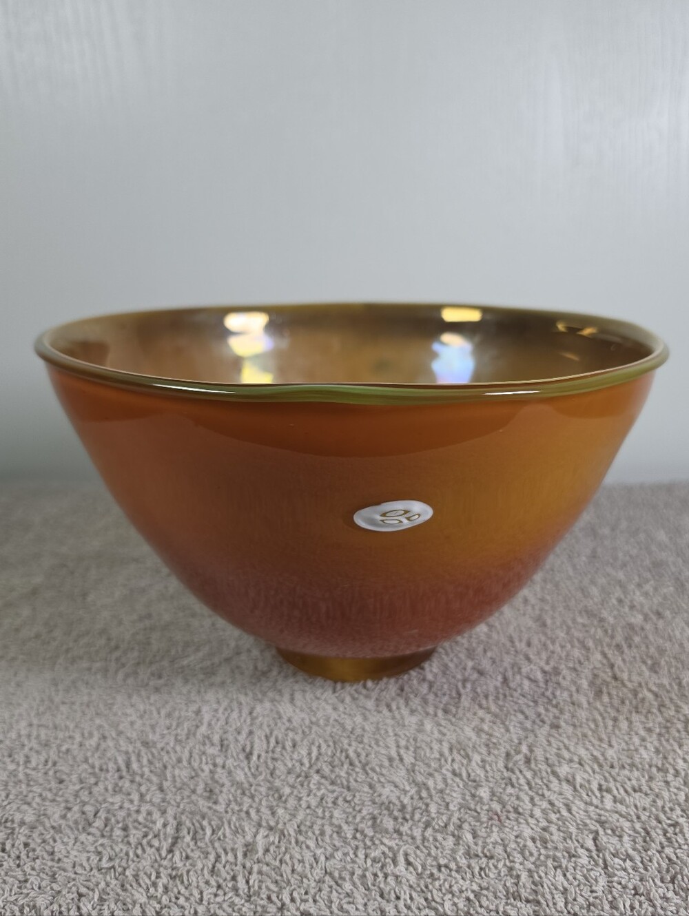 Hand Blown Garcia Art Glass Bowl